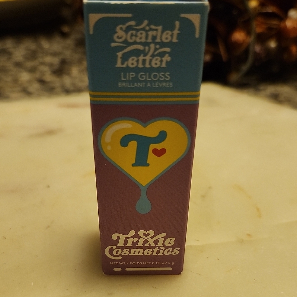 Trixie Cosmetics Scarlet Letter Lip Gloss New